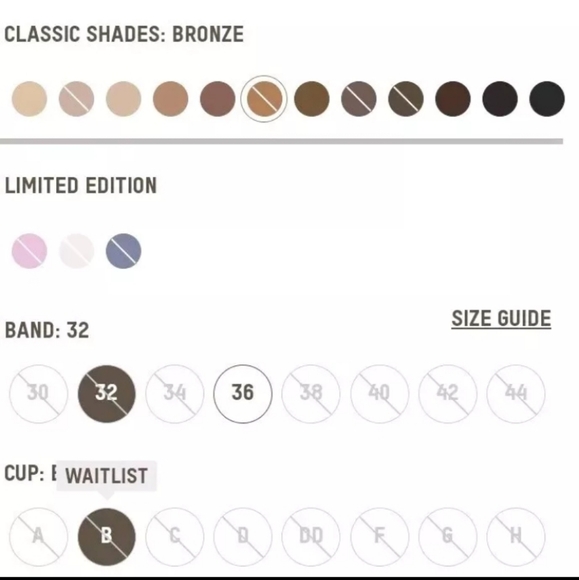 SKIMS- Wireless Form Push-Up / Plunge Bra (Bronze)-32B - Picture 5 of 7